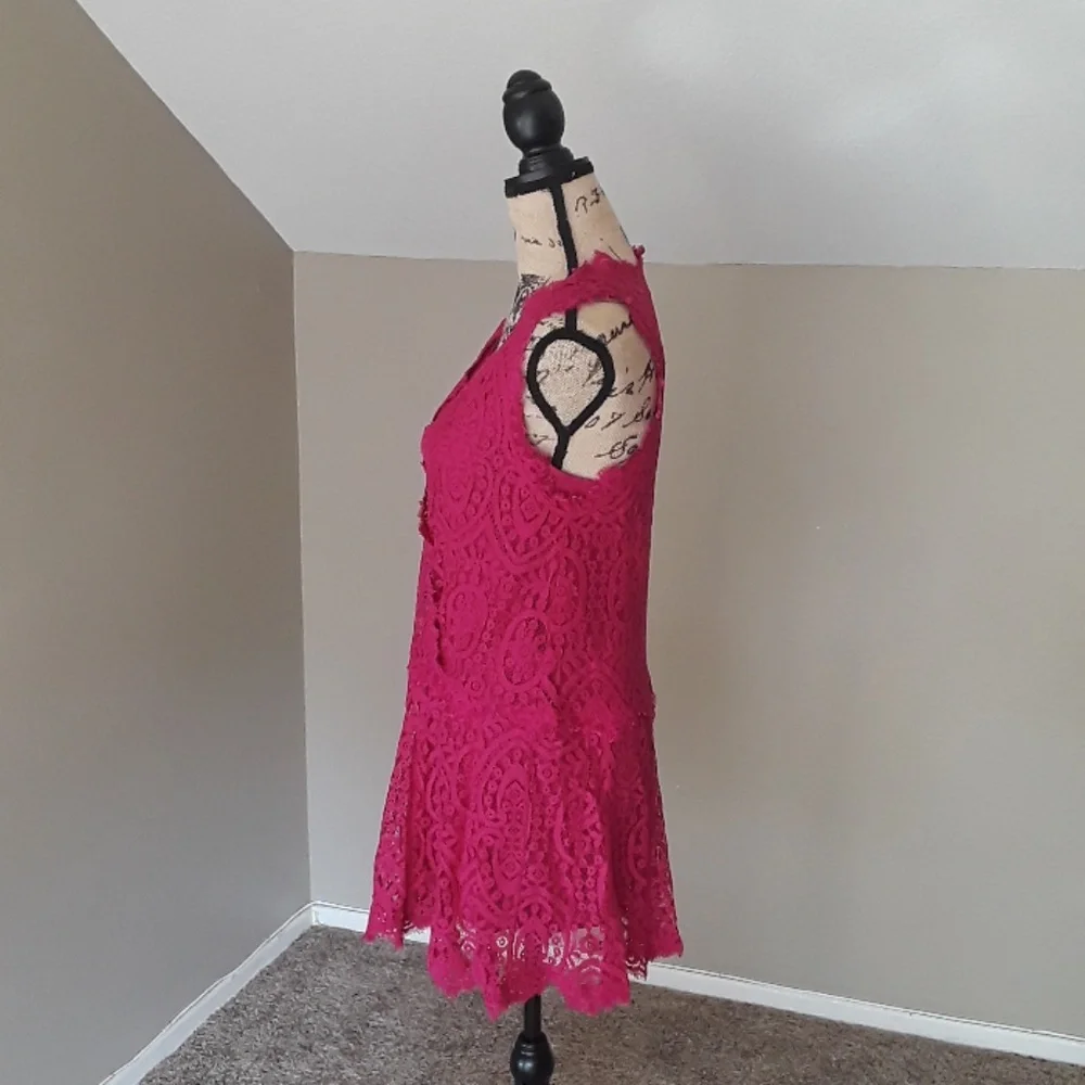 NWT, Free People Heart in Two Lace Mini Dress - Picture 11 of 15